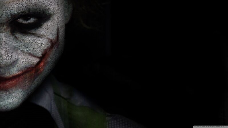 Joker Character Face — Black, Dramatic, Photograph, Face Paint