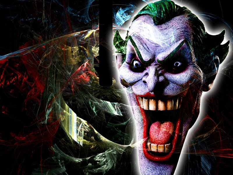 Joker Character Face — Black