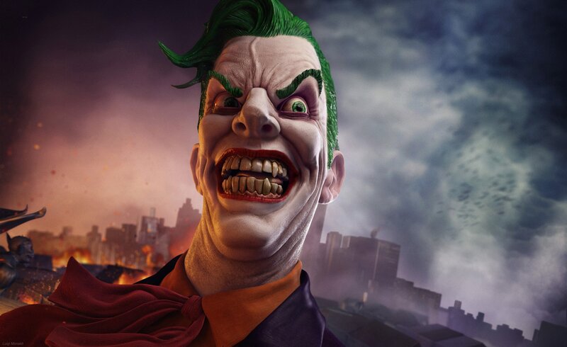 Joker Character — Green, Dramatic