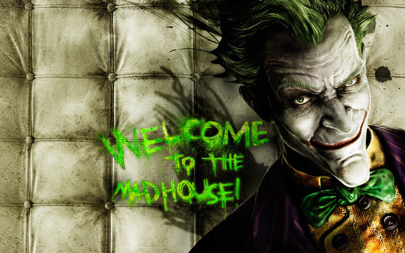 Joker Character — Green, Menacing, Digital Art, Green Hair