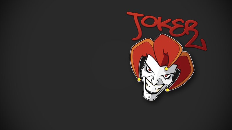 Joker Character Head — Black