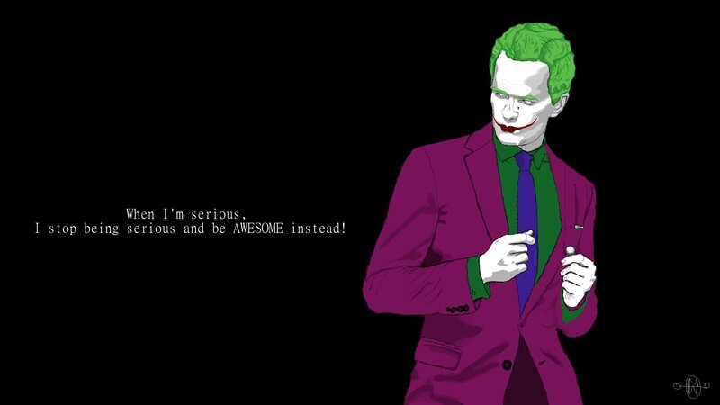 Joker character illustration