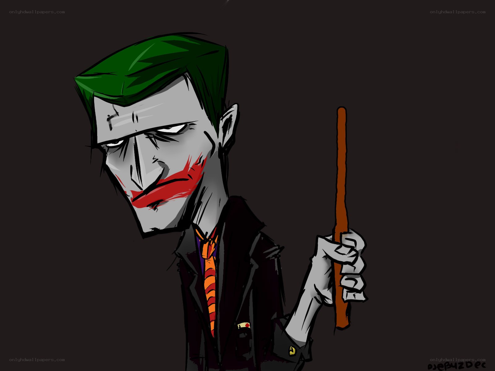 Joker character illustration