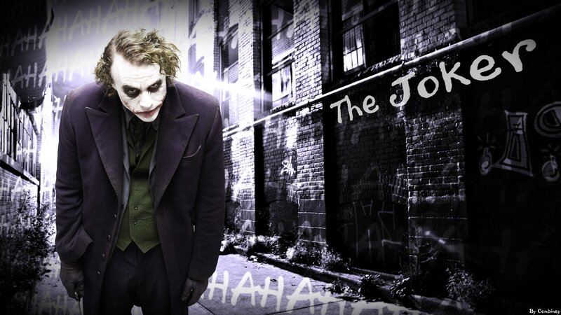Joker Character in Alley