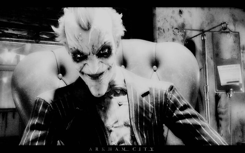 Joker Character in Chair