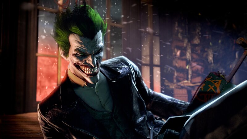 Joker Character in Coat — Black, Dark, Night