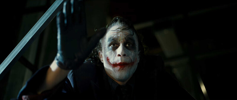 Joker Character in Dark Room — Black, Dramatic