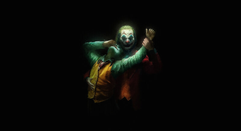 Joker Character in Dark