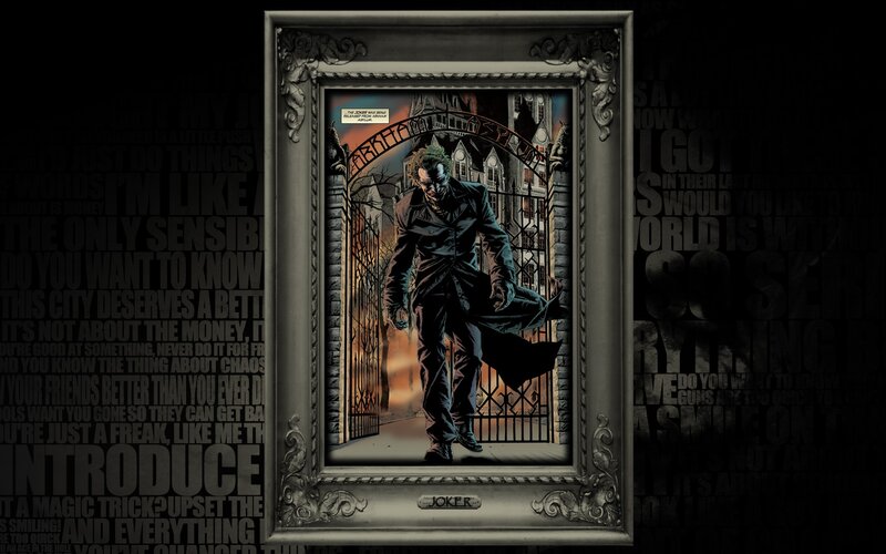 Joker Character in Frame
