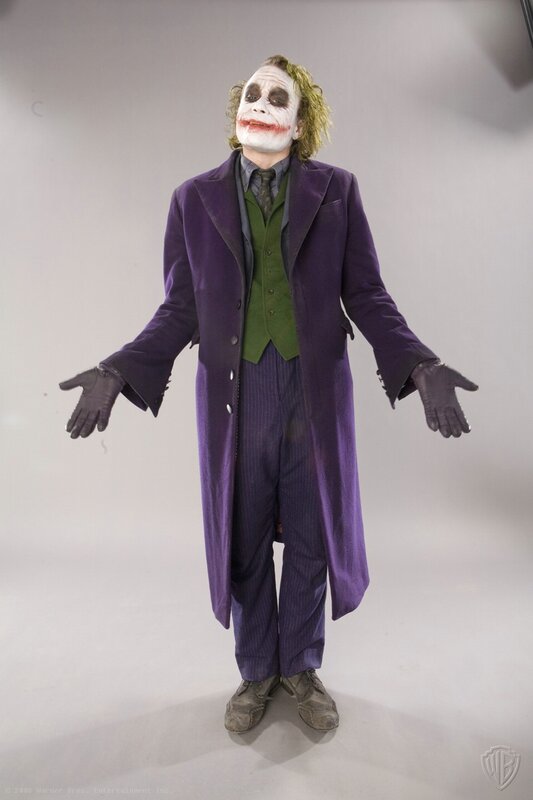 Joker character in purple suit