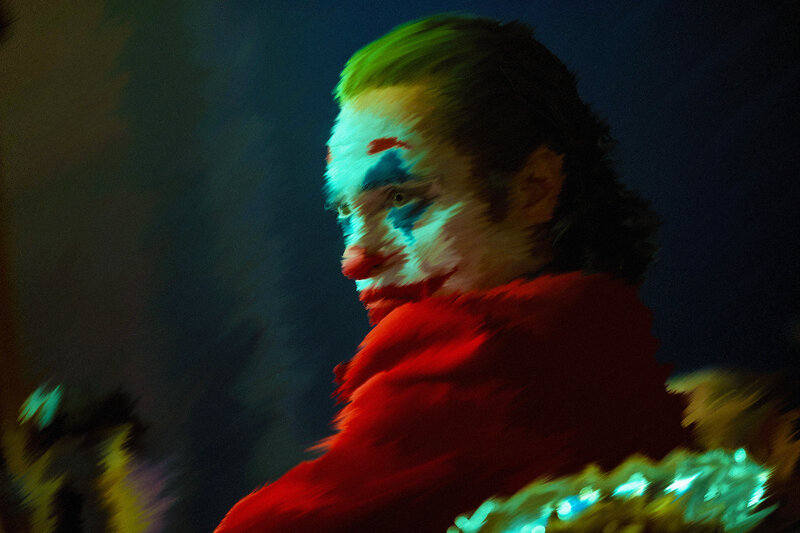 Joker Character in Red Coat