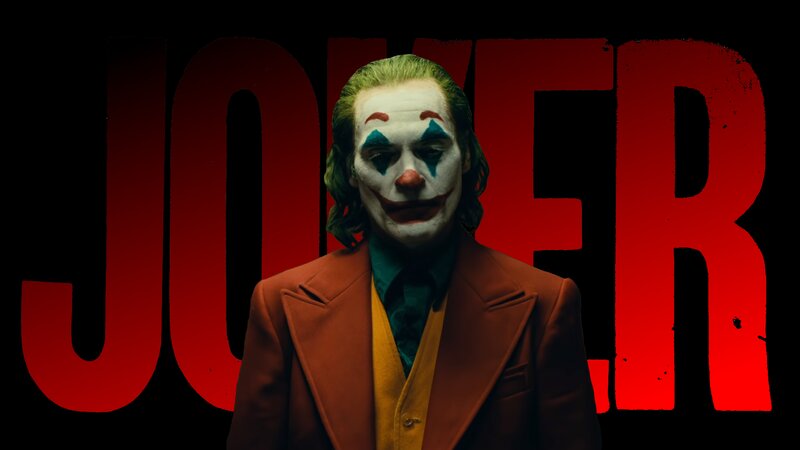 Joker Character in Suit — Black, Dramatic, Photograph, Face Paint