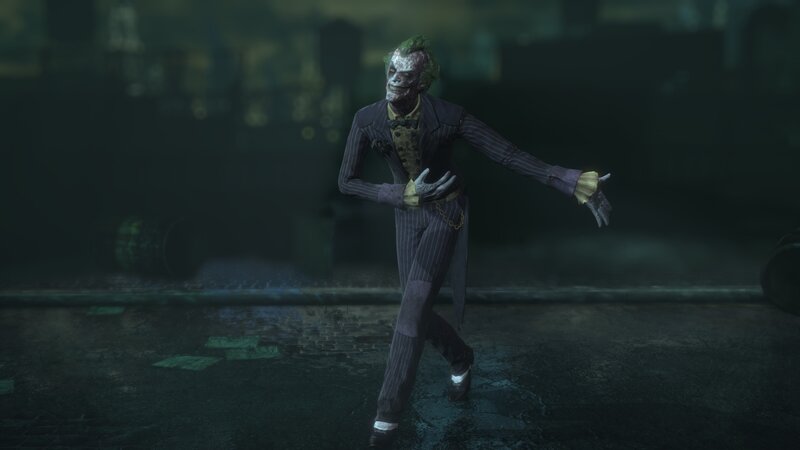 Joker Character in Suit — Green