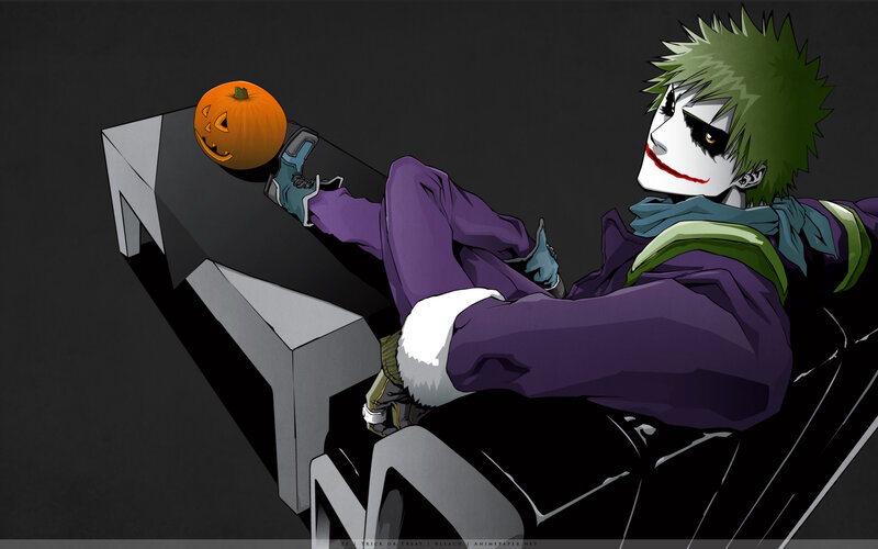 Joker Character on Bench