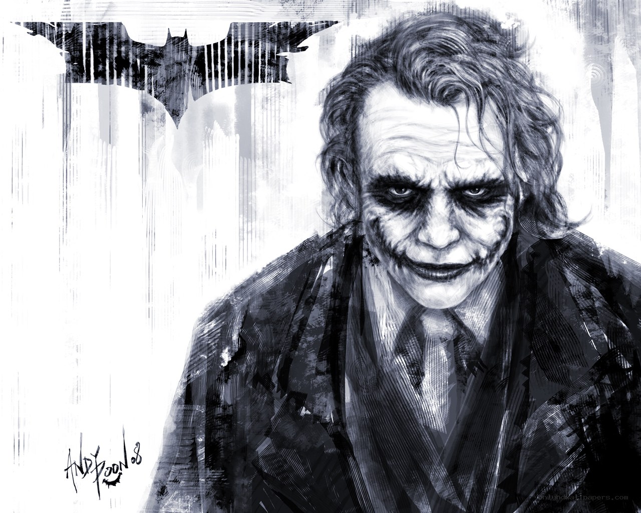 Joker character portrait