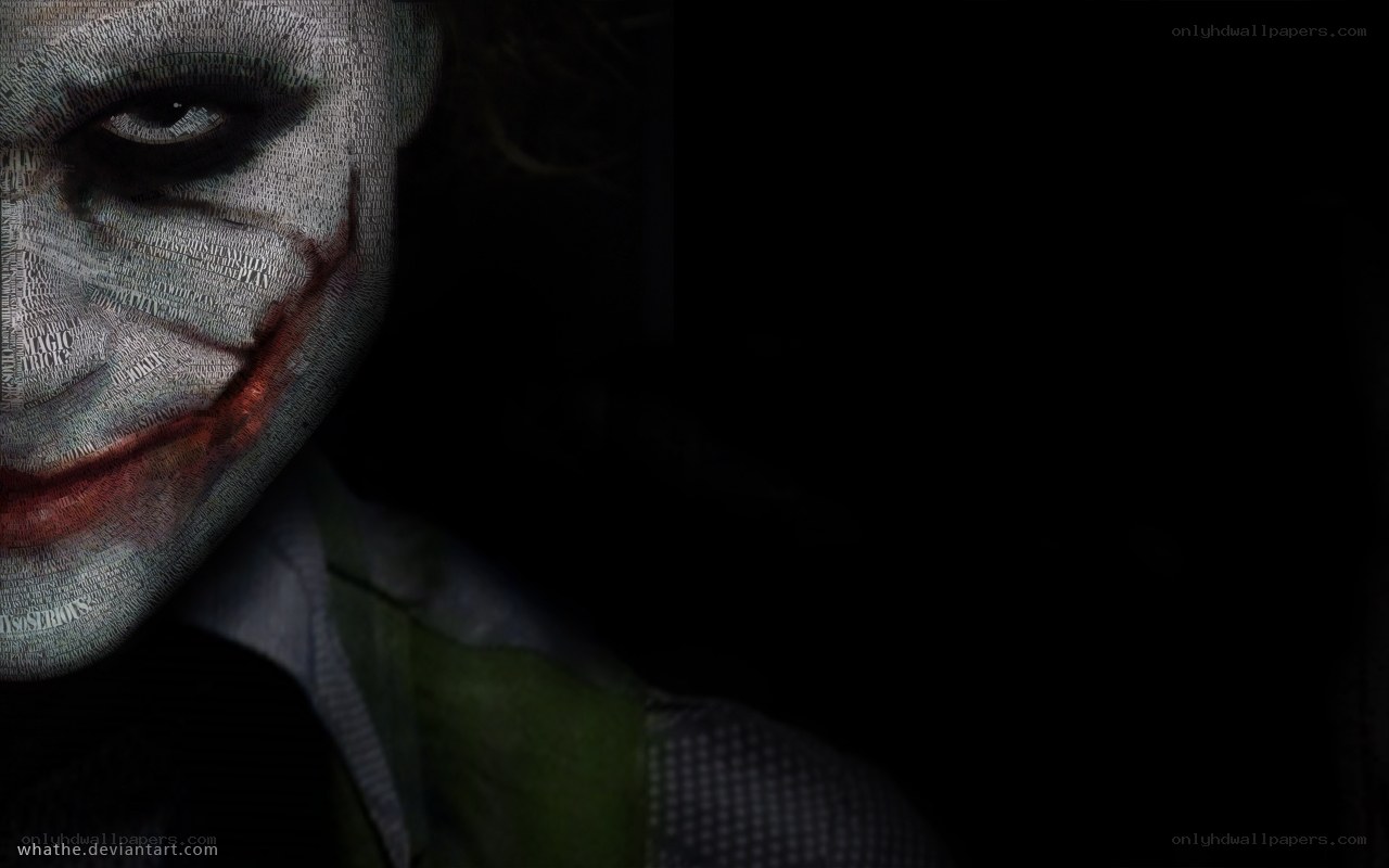 Joker character portrait