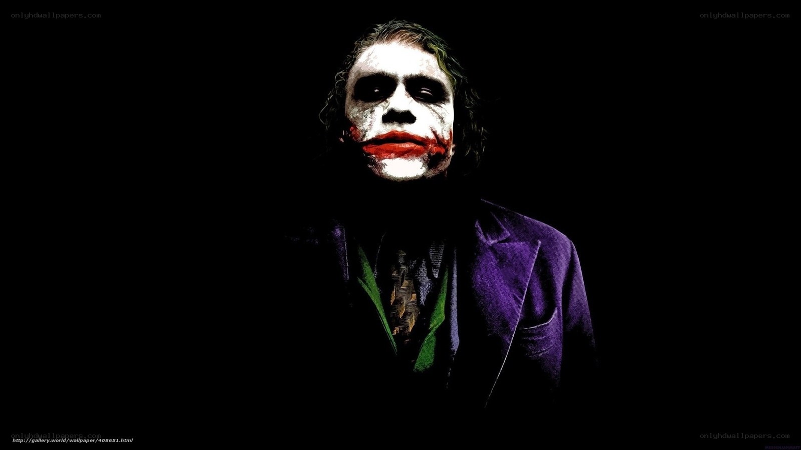 Joker character portrait