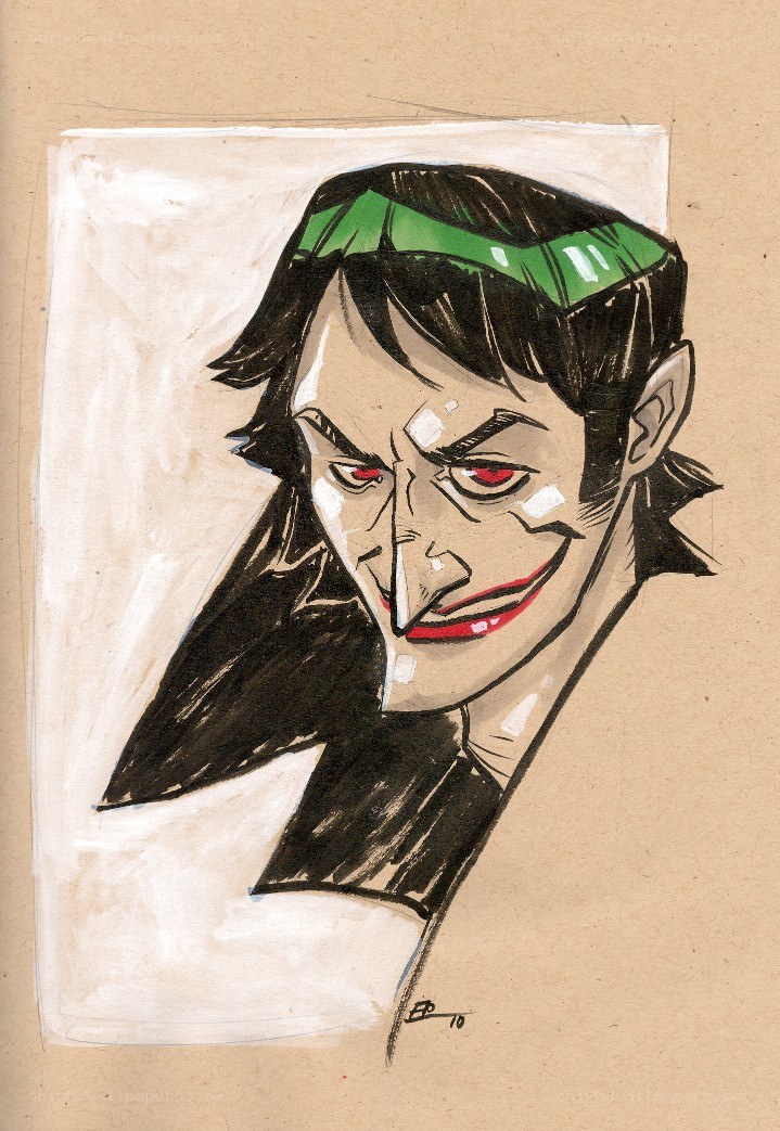Joker character portrait