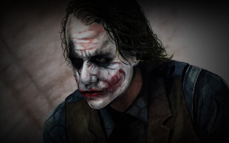 Joker character portrait