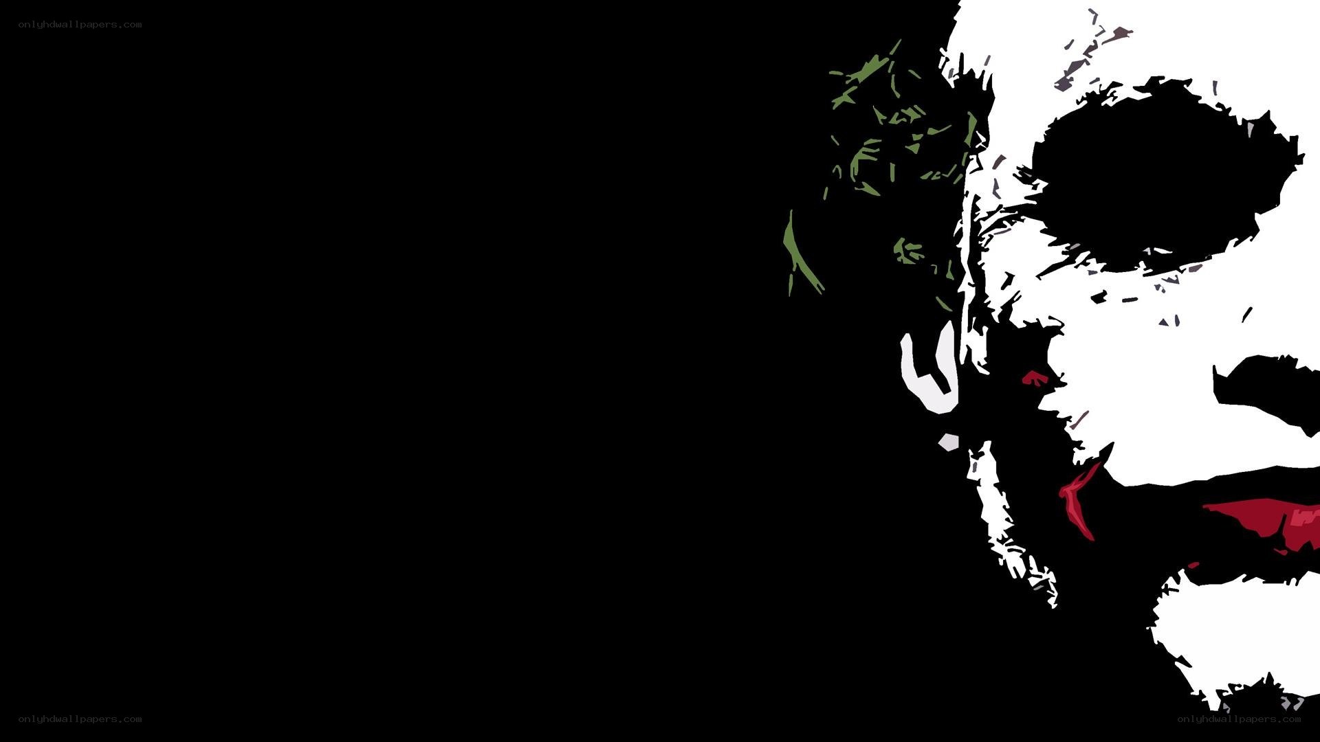 Joker character portrait