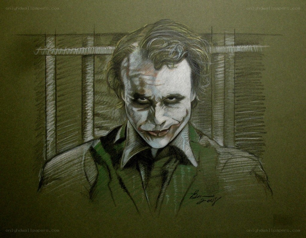 Joker character portrait