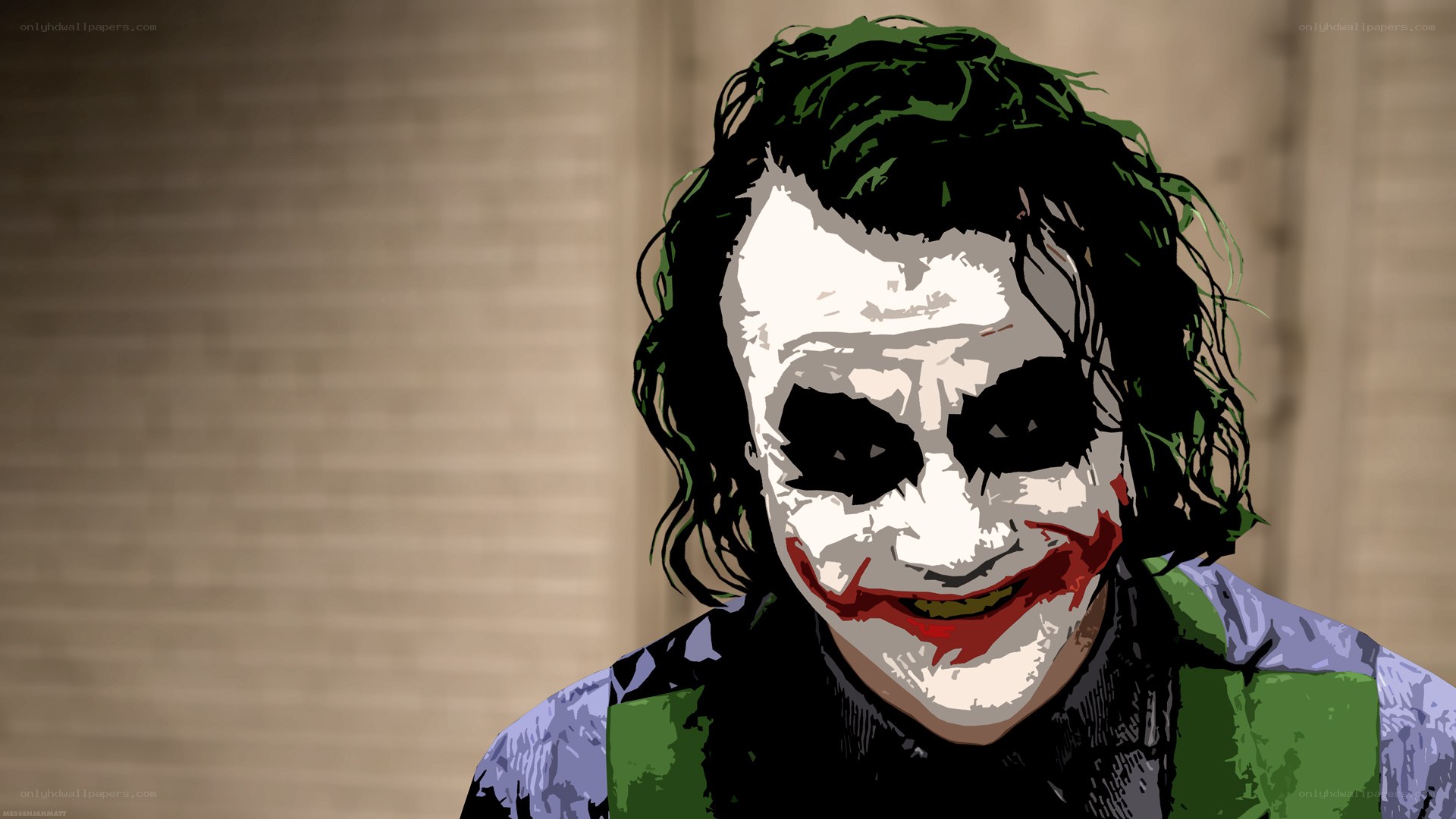 Joker character portrait