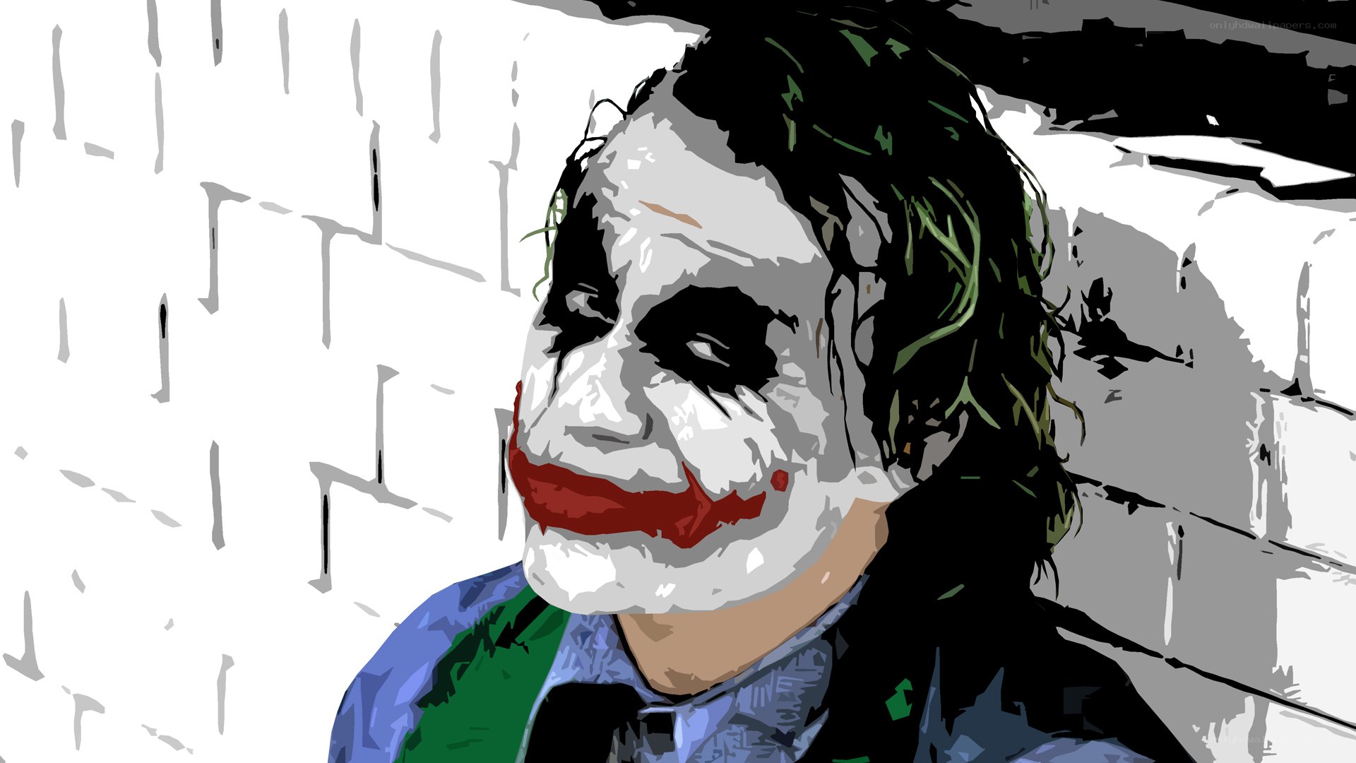 Joker character portrait