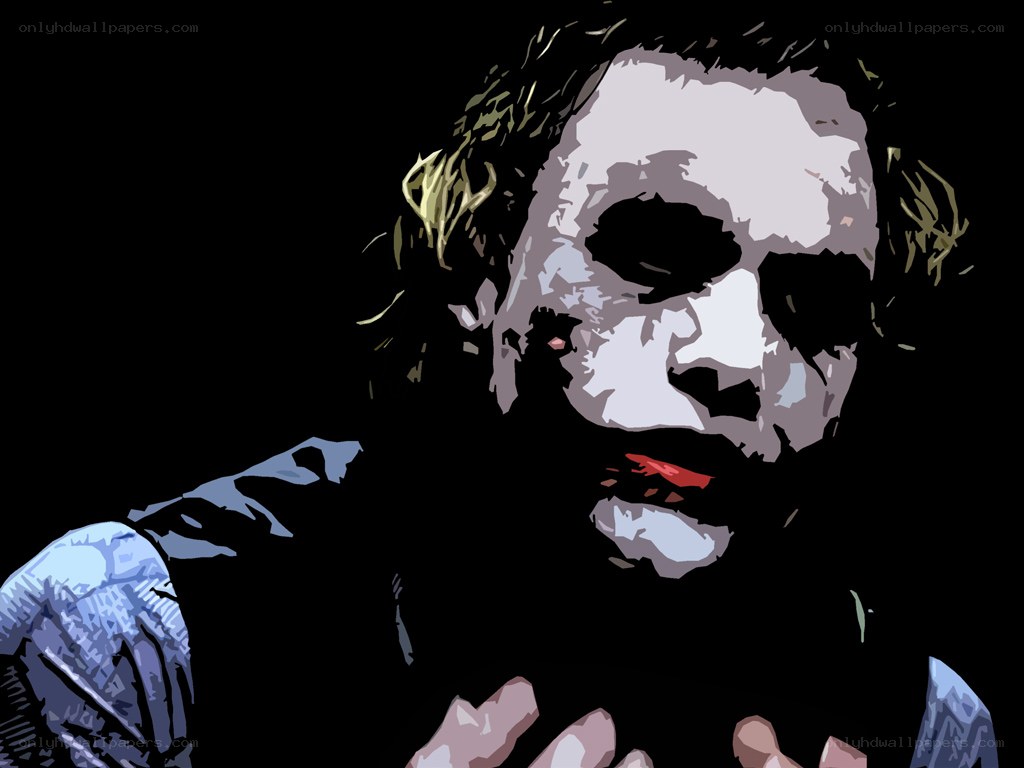 Joker character portrait