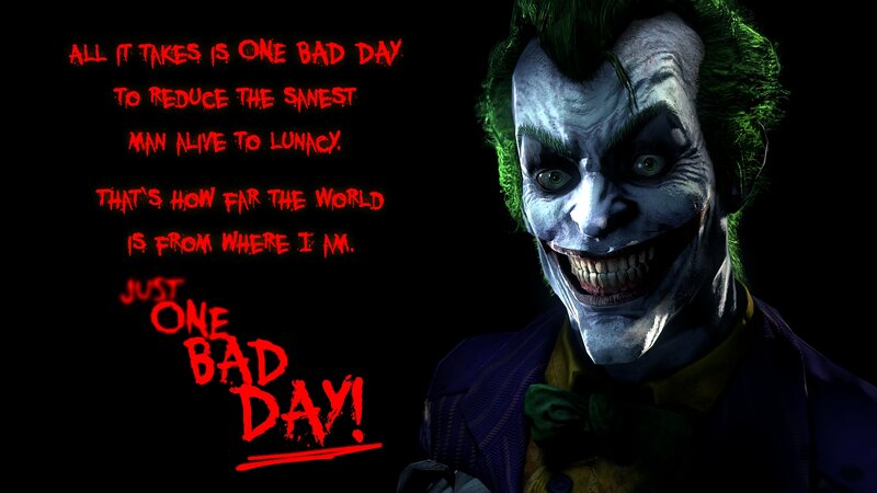 Joker Character Portrait — Black, Dark, Menacing