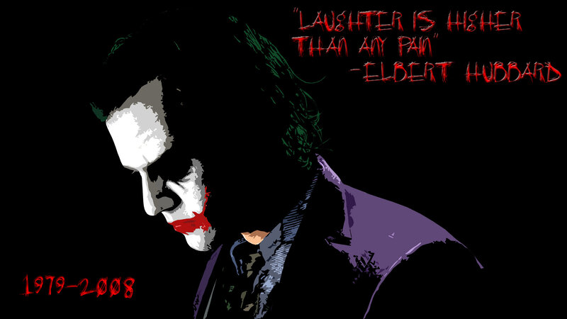Joker Character Portrait — Black, Dramatic, Digital Art, Face Paint