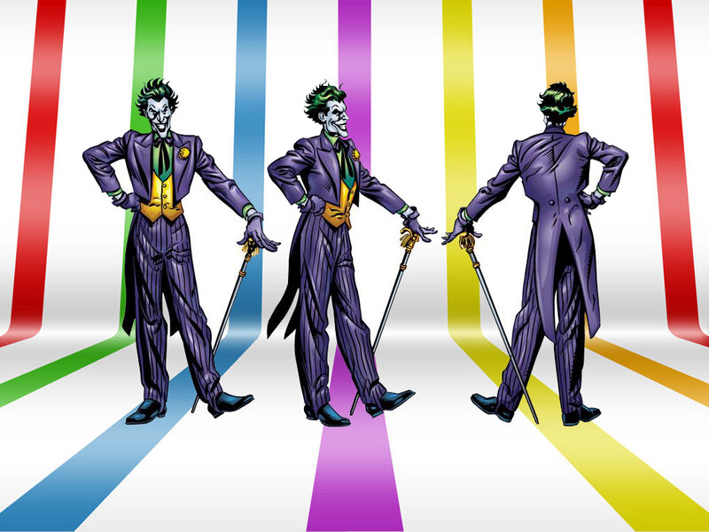 Joker Character — Purple, Playful