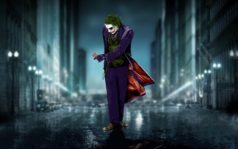 Joker Character Standing