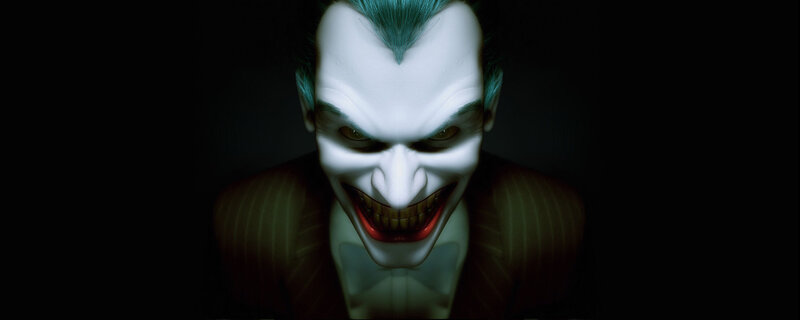 Joker Character — White, Dark