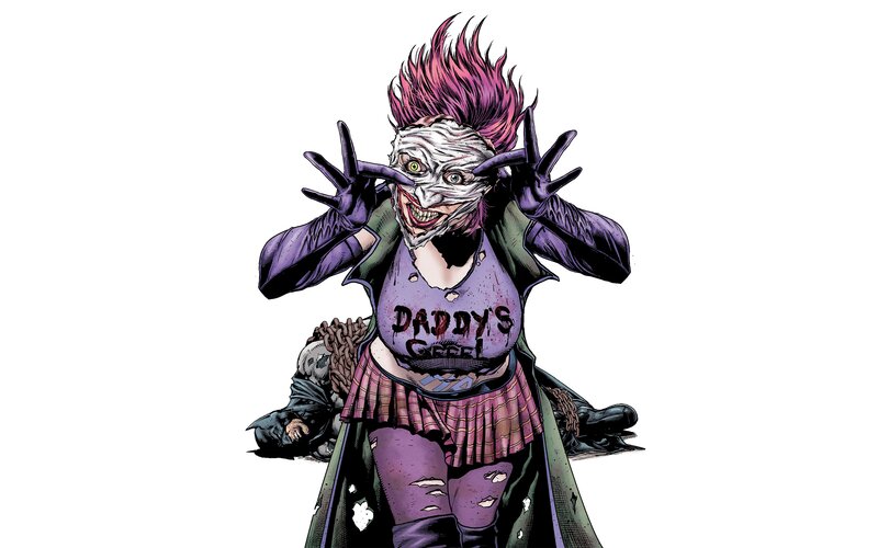 Joker Character with Bandaged Face