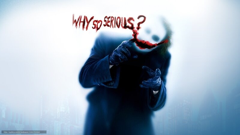 Joker Character with Mask — Blue
