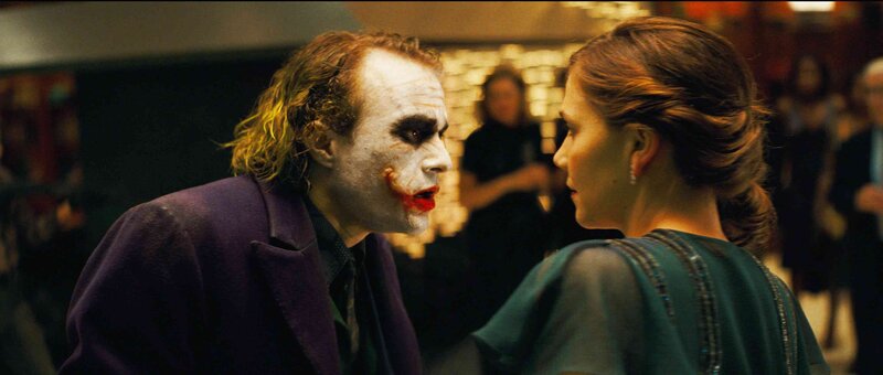 Joker confronts a woman
