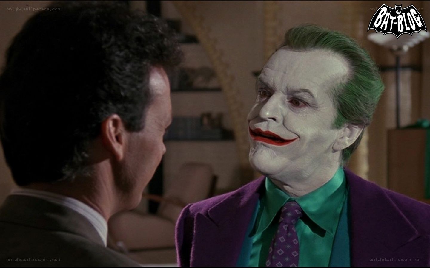 Joker confronts Batman