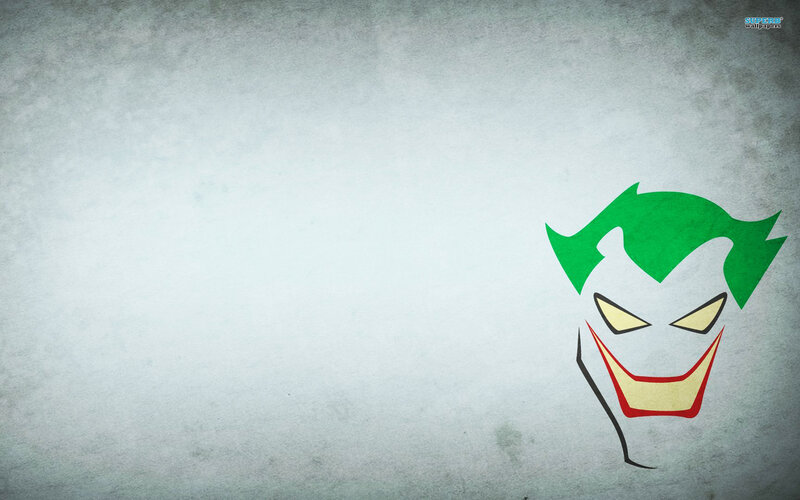 Joker Face Illustration — Green