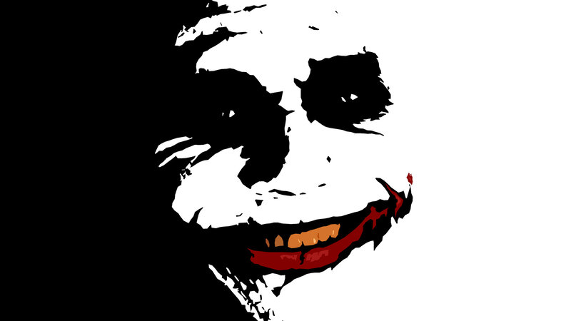 Joker face illustration