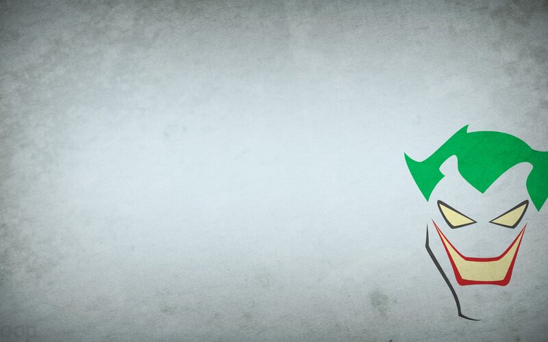 Joker face logo art