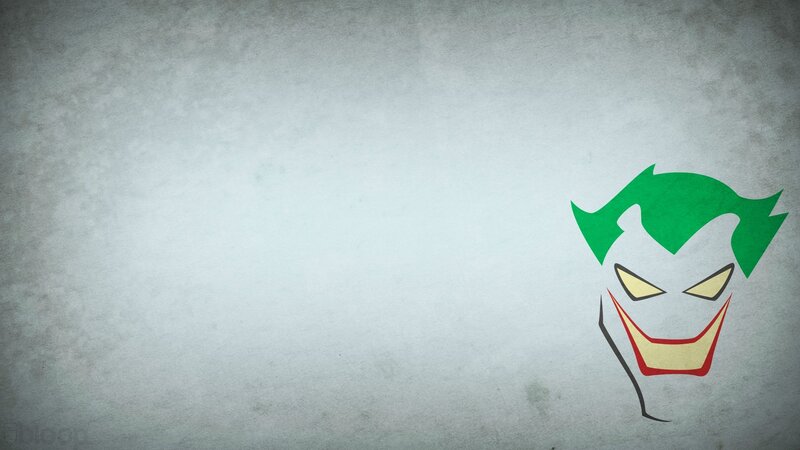 Joker Face Logo — Gray
