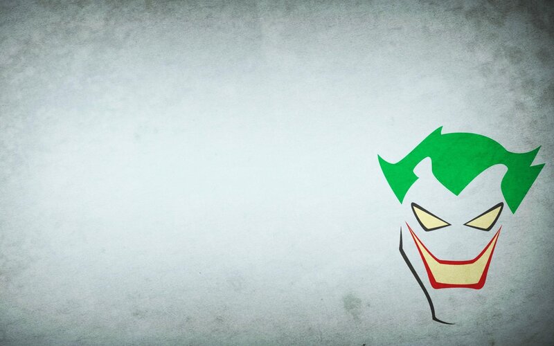 Joker Face Logo — Green, Menacing