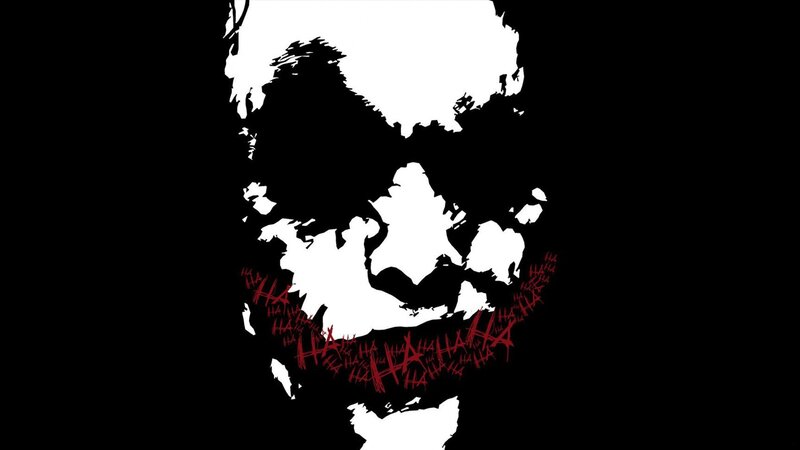 Joker Face Silhouette