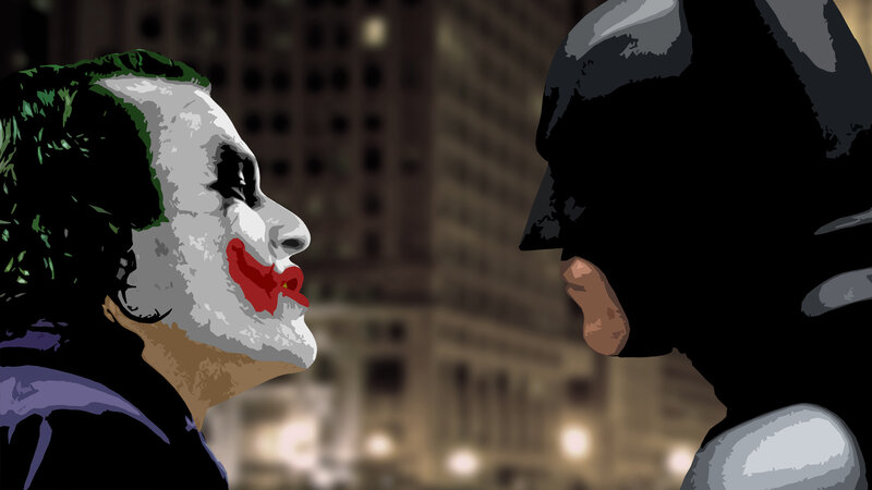 Joker Facing Batman