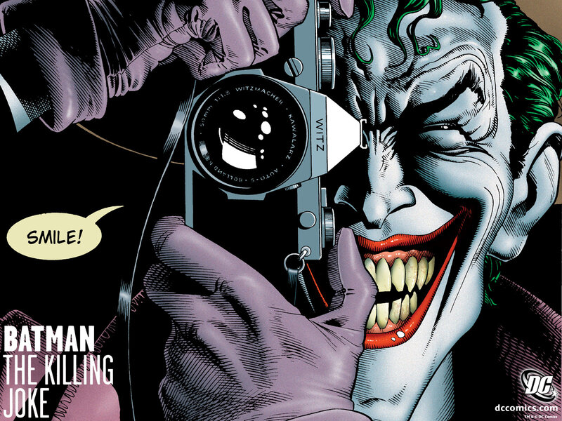 Joker Holding Camera — Black