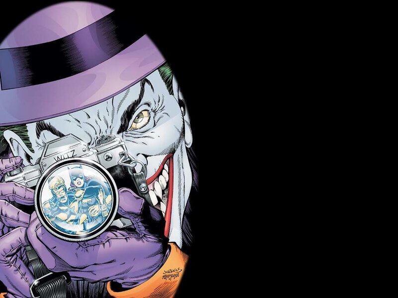 Joker Holding Camera