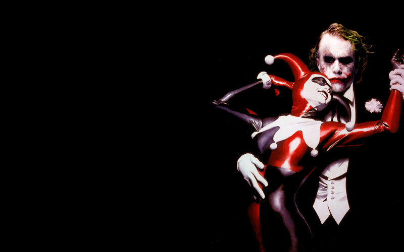 Joker Holding Harley Quinn