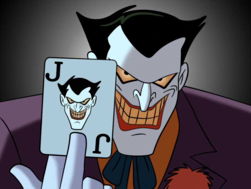 Joker Holding Joker Card