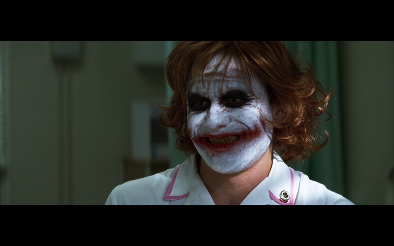 Joker in a nurse's uniform
