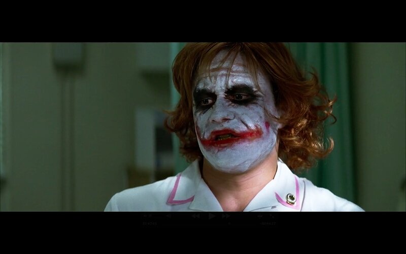 Joker in a nurse uniform
